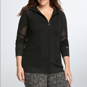 Plus size workout hoodie